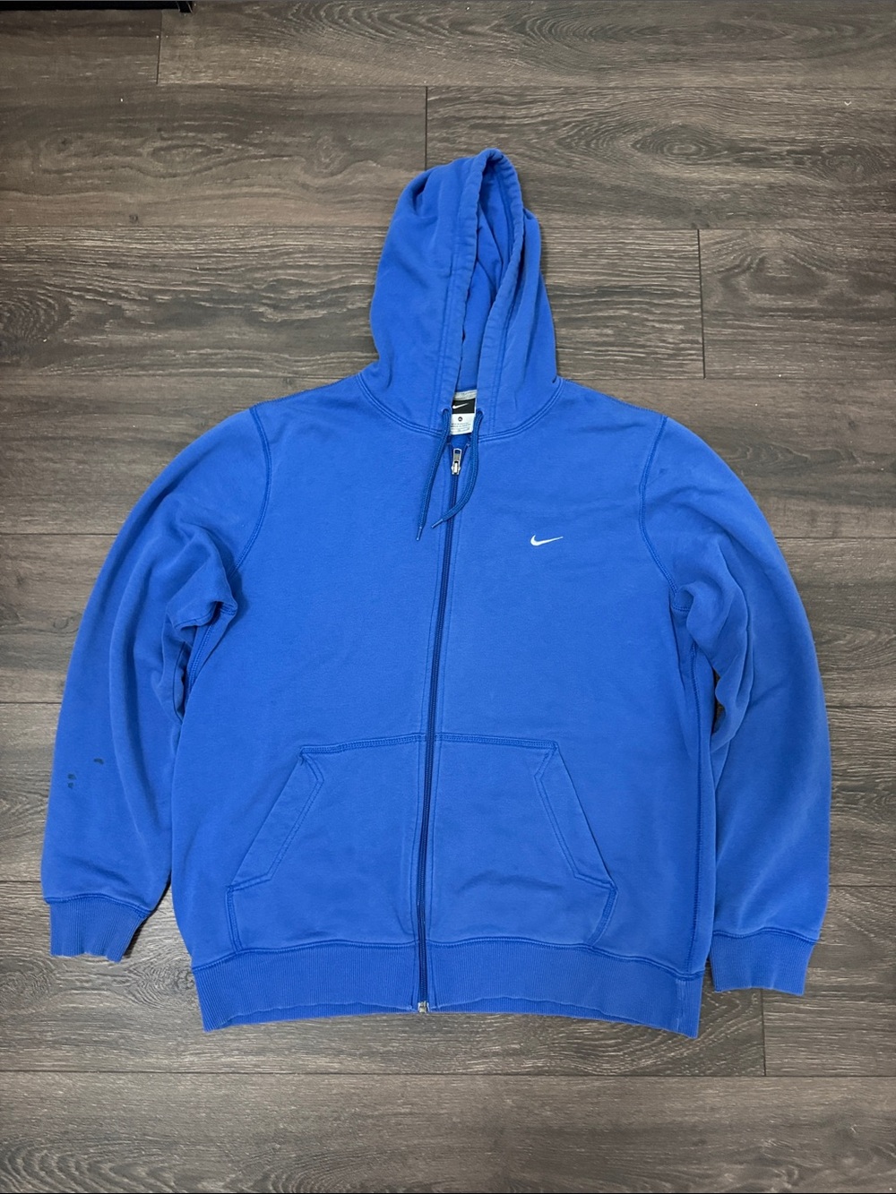 Nike Essential Swoosh Light Blue Zip Up Hoodie